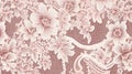 Pink and white floral lace texture. Royalty Free Stock Photo